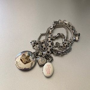 Juicy Couture Triple Locket Necklace